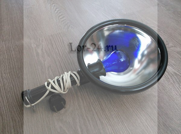 sinyaya lampa ili revlektor Minina